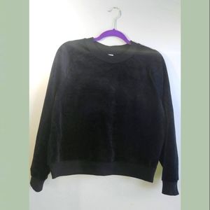 A New Day Black Velvet Sweater